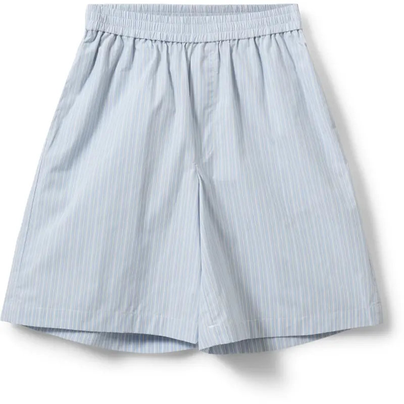 Sofie Schnoor Light Blue Striped Nejahsy Shorts 1