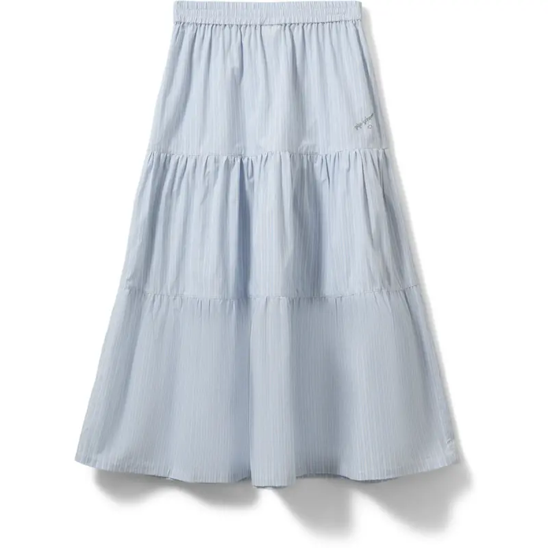 Sofie Schnoor Light Blue Striped Vivisy Nederdel 3