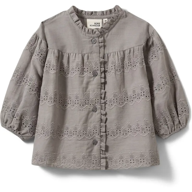 Sofie Schnoor Stone Grey Aylinkb Skjorte 1