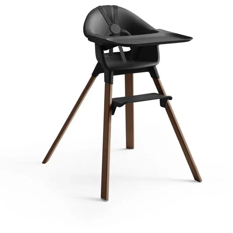 Stokke® Clikk™ Highchair Black / Warm Brown 1
