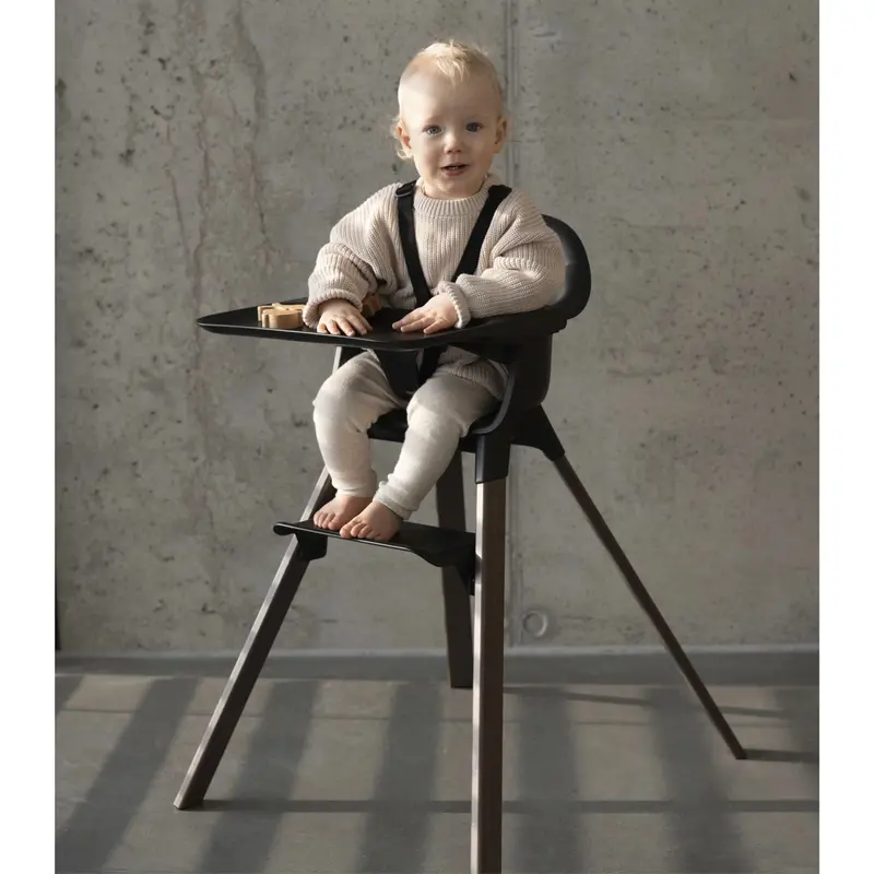 Stokke® Clikk™ Highchair Black / Warm Brown 2