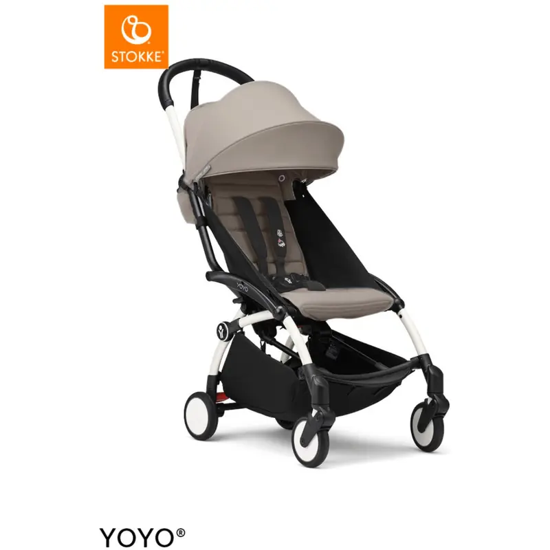 Stokke® Yoyo³ Klapvogn Hvid/Taupe 1