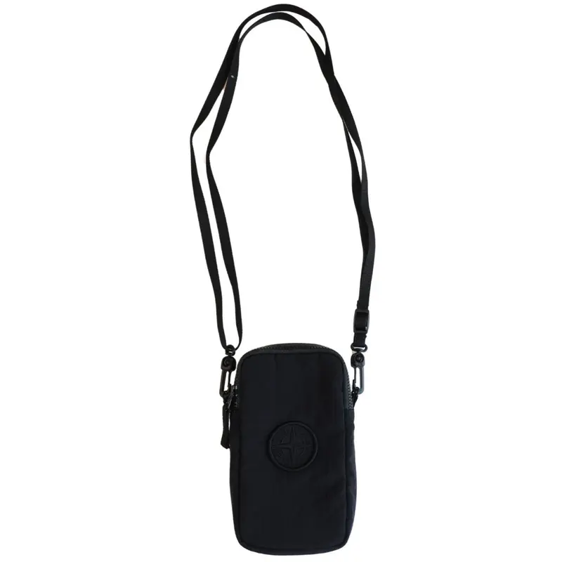 Stone Island Black Cross Body Taske 1