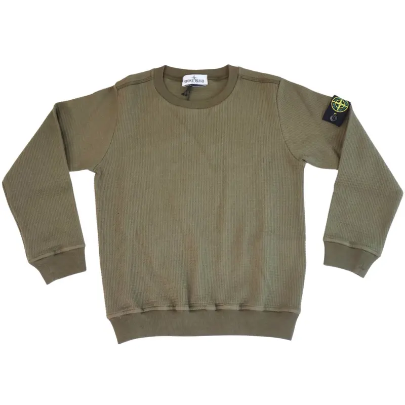 Stone Island Military Green Sweatshirt 1