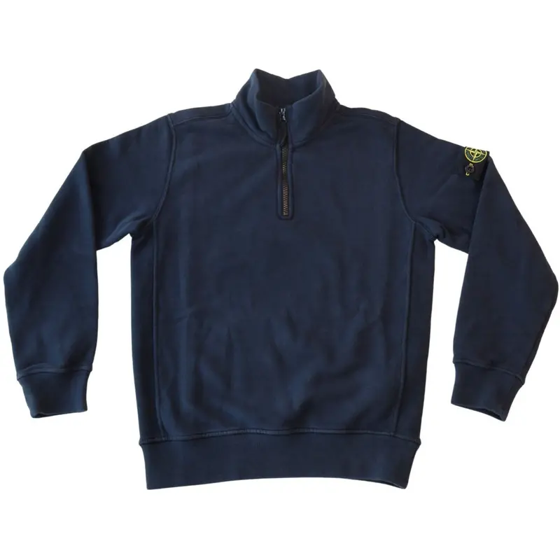 Stone Island Navy Blue Ls Polo 1