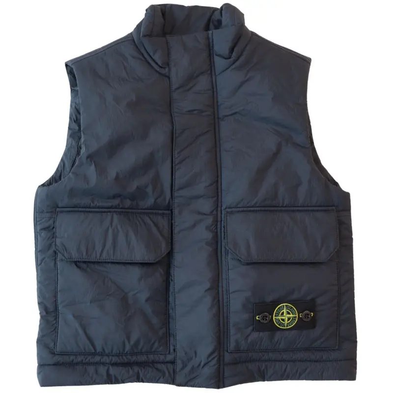 Stone Island Navy Blue Vest 1