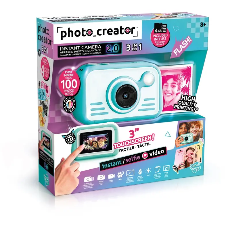 Studio Creator Photo Creator Instant Kamera Med Farvefotopapir 1