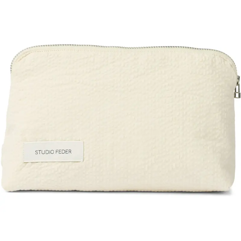 Studio Feder Undyed Celia Mini Toilettaske Seersucker 1