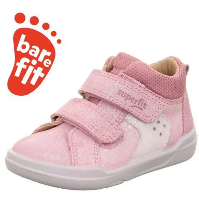 Superfit Pink/Silver Superfree Sko 1