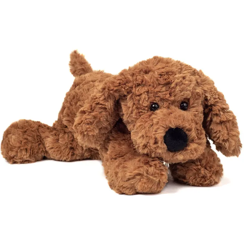 Teddy Hermann Liggende Hund Brun 30 Cm 1