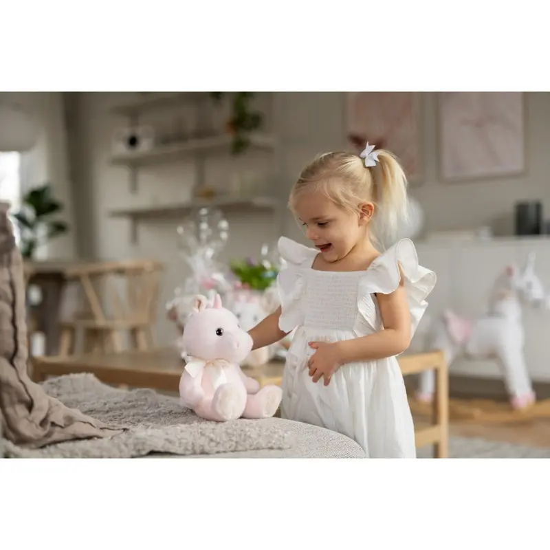 Teddykompaniet Teddy Unicorns - Enhjørningen Enya, Rosa, 20 Cm 2
