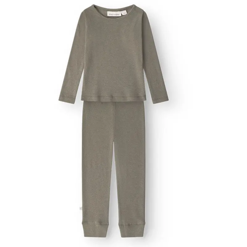 That's Mine Green Melange Christer Homewear Sæt 1