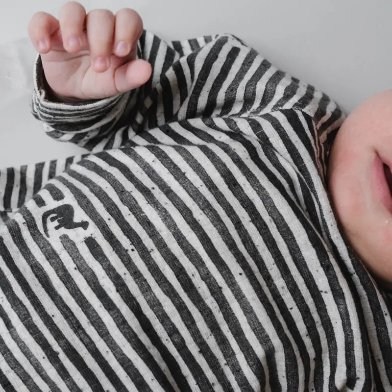 That's Mine Mono Dino Stripe Aksel Bluse 4