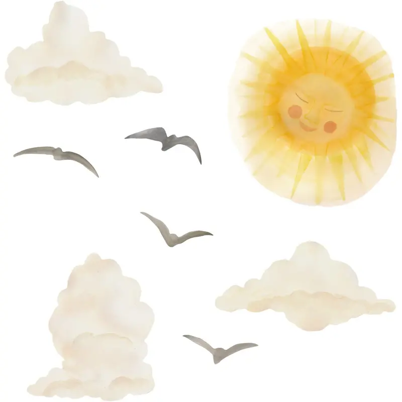 That's Mine Yellow Wallsticker Sun 1