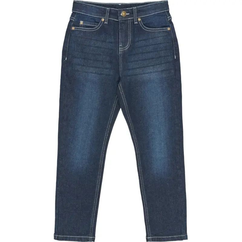 The New Dark Blue Denim Tnjosh Tapered Fit Jeans 1