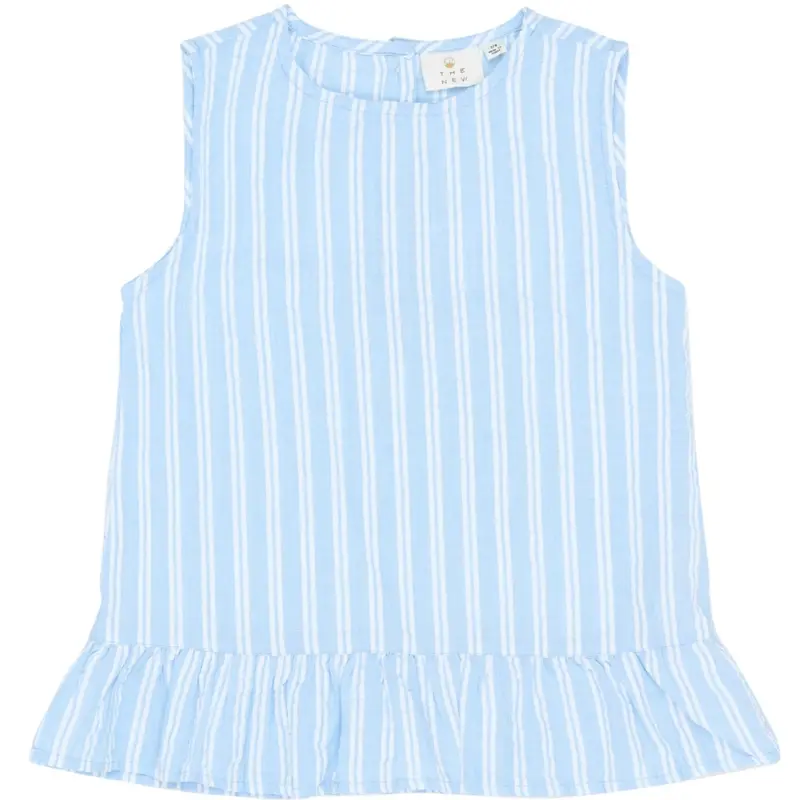 The New Forever Blue Striped Tnshirley S_L Top 1