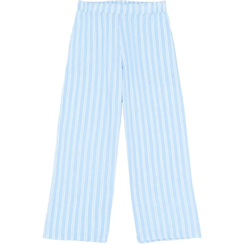 The New Forever Blue Striped Tnshirley Wide Bukser 1