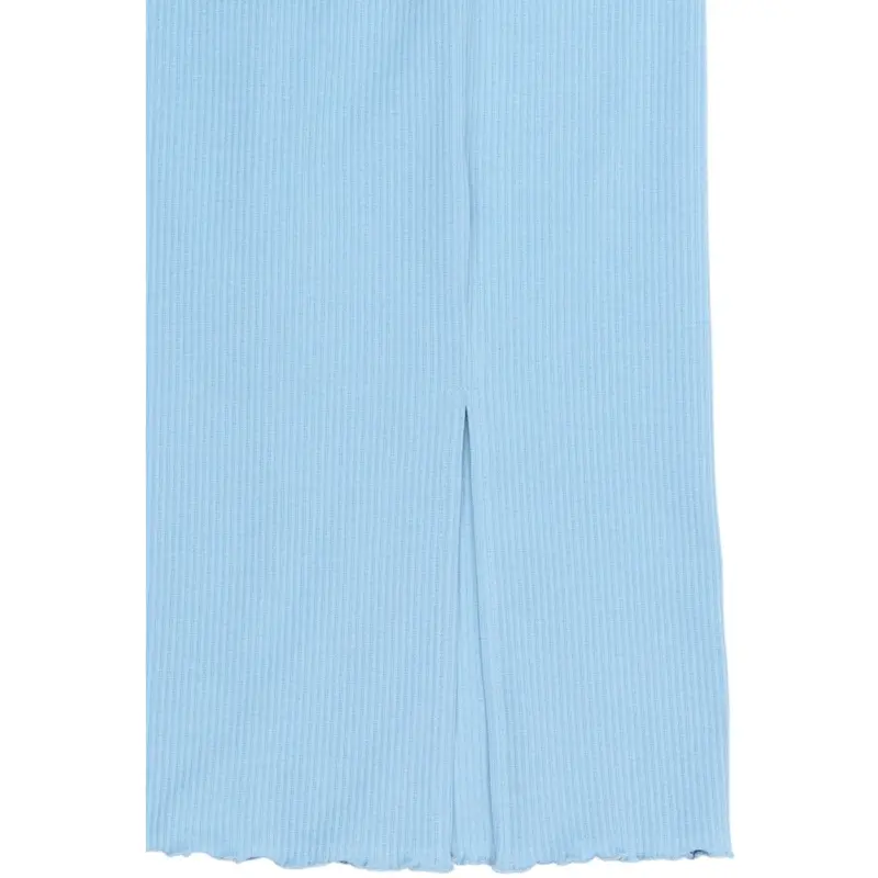 The New Forever Blue Tnrya Long Rib Nederdel 3