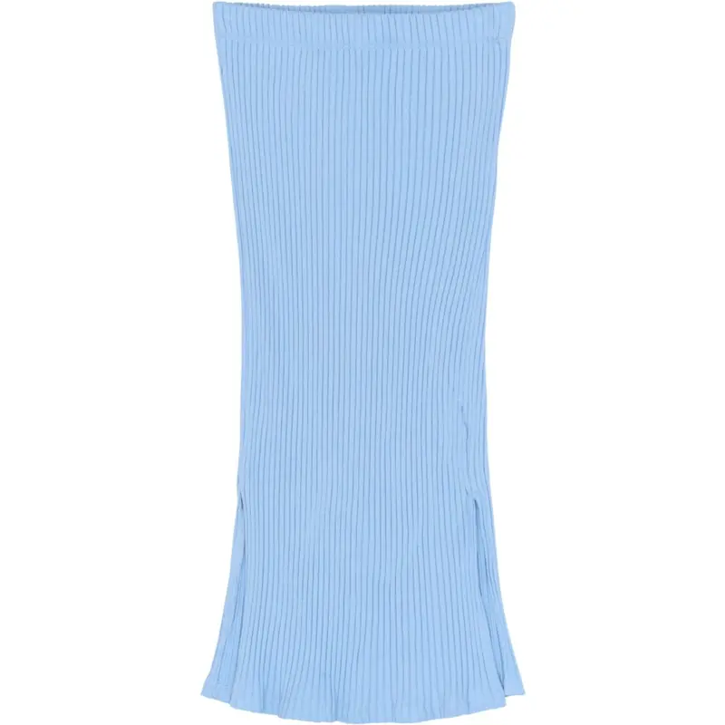 The New Forever Blue Tntove Long Rib Nederdel 1