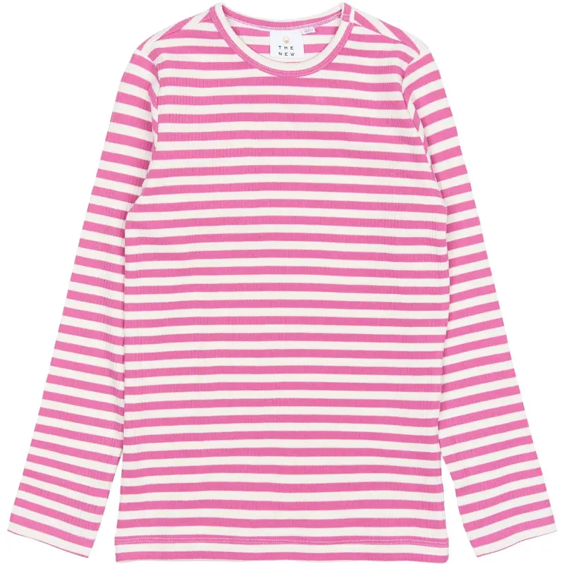 The New Ibis Rose Striped Tnmoore L_S Rib Tee 1