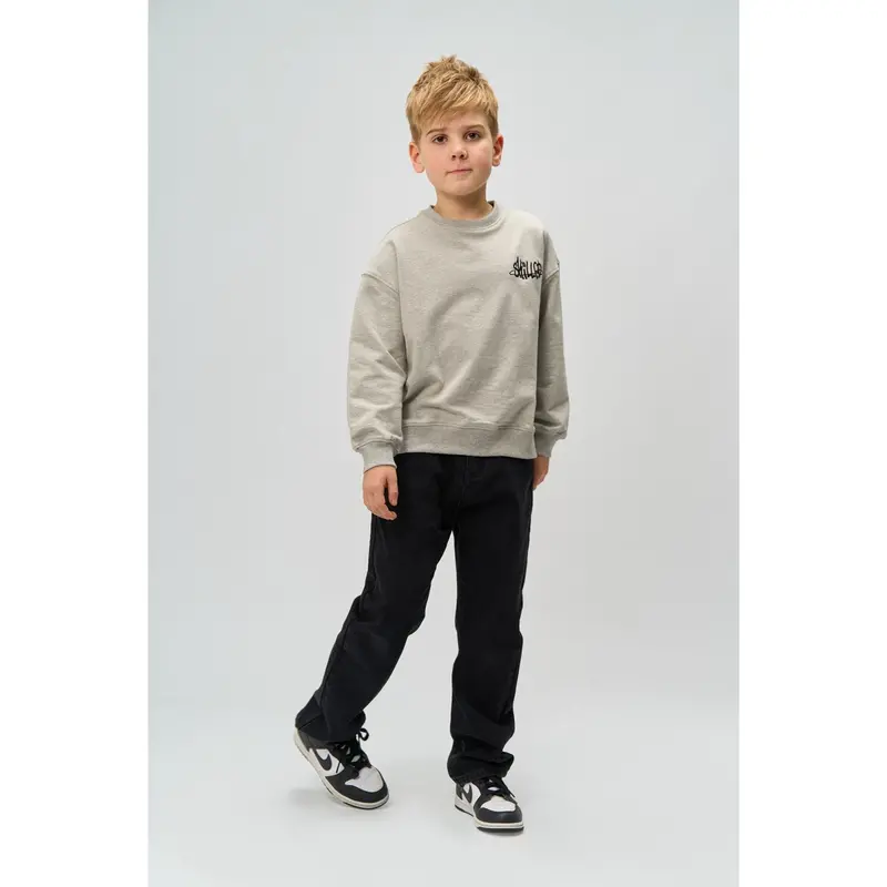 The New Light Grey Melange Ron Melange Oversize Sweatshirt 3