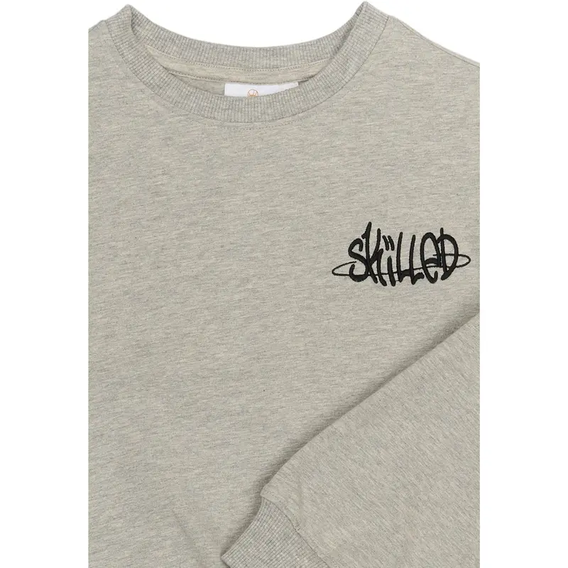 The New Light Grey Melange Ron Melange Oversize Sweatshirt 6