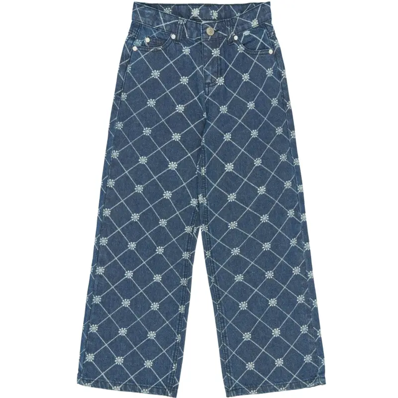 The New Medium Blue Denim Tnstine Wide Fit Jeans 1