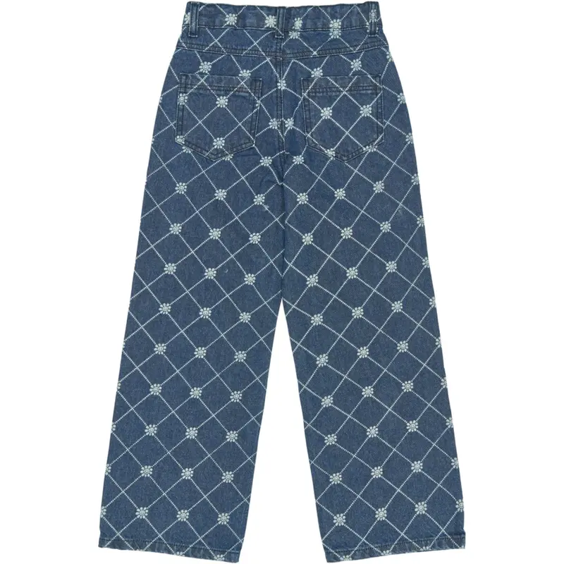 The New Medium Blue Denim Tnstine Wide Fit Jeans 4