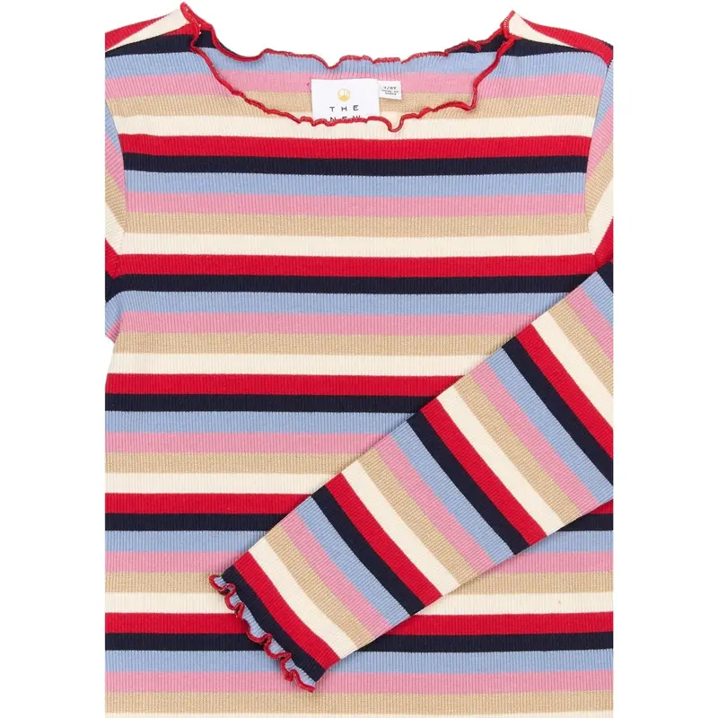 The New Multi Striped Rosie L_S Rib Tee 5