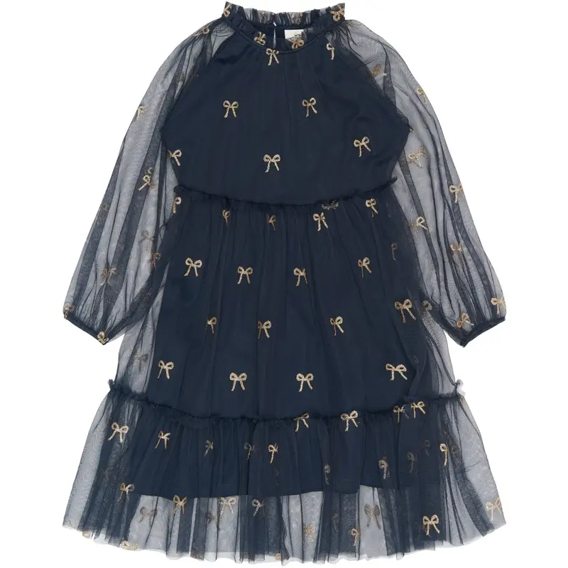 The New Navy Blazer Aop Rudelle L_S Kjole 1