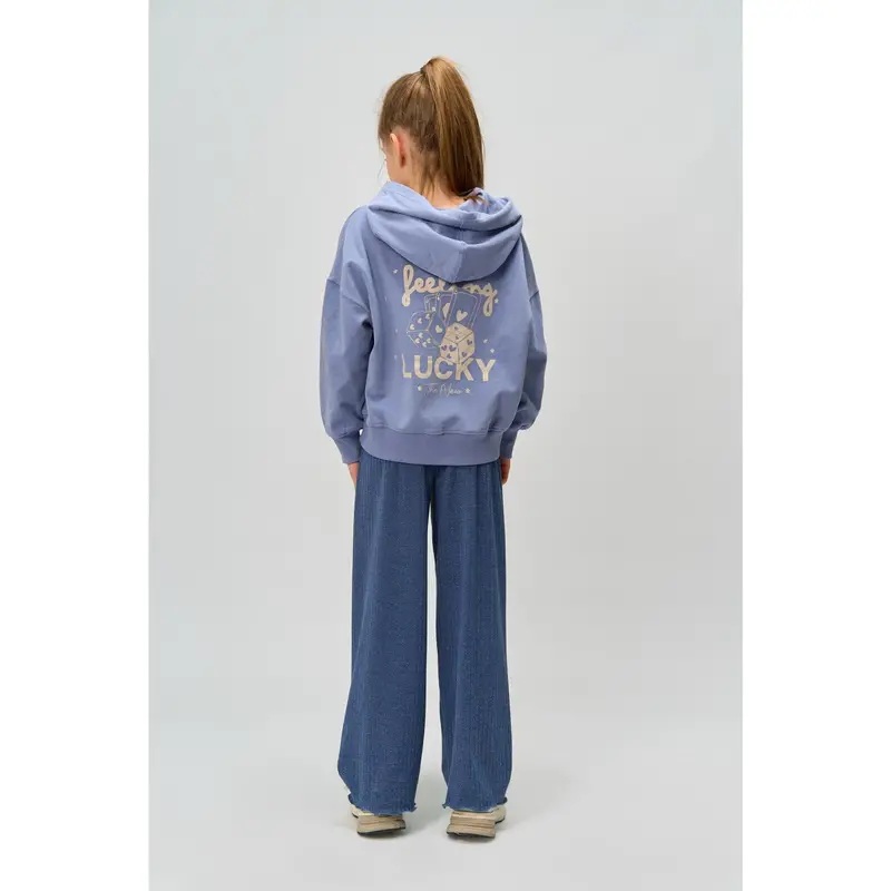 The New Navy Blazer Rina Wide Glitter Rib Bukser 3