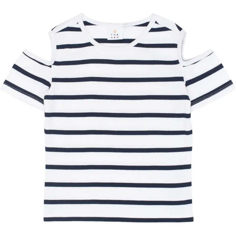 The New Navy Blazer Striped Tntish S_S Rib Tee 1