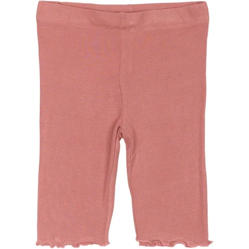 The New Old Rose Lotus Tight Rib Shorts 1