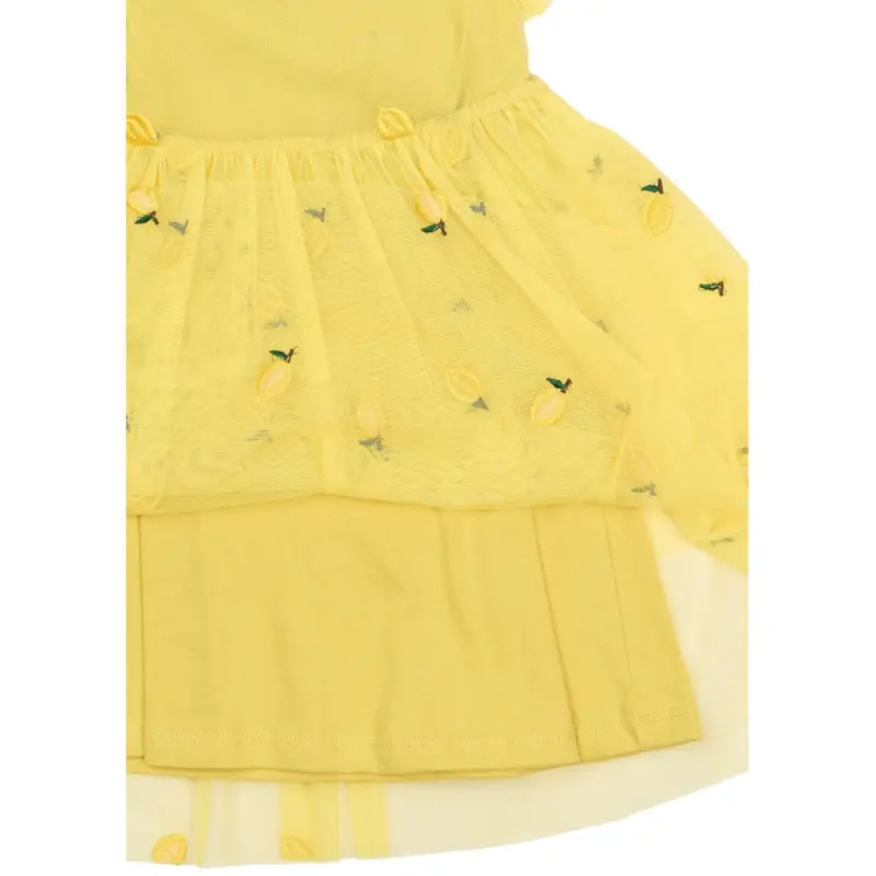 The New Siblings Dusky Citron Emb Tnstsvea S_L Dress 3