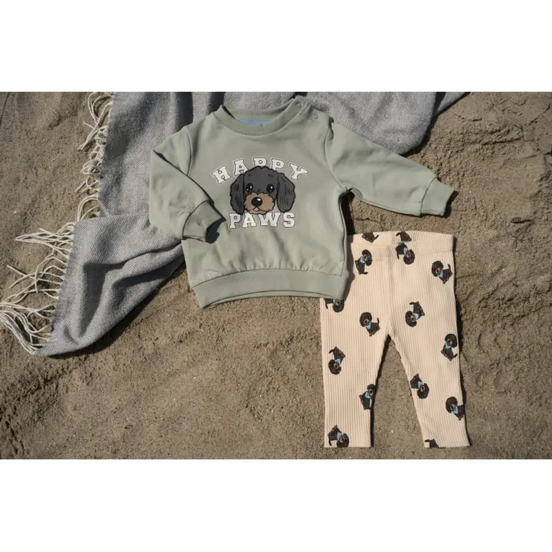 The New Siblings Gardenia Aop Tnsbsylvan Rib Leggings 2