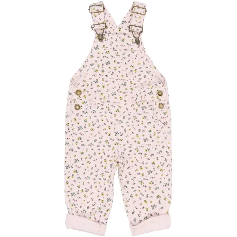 The New Siblings Light Lilac Aop Tnstsif Denim Dungarees 1