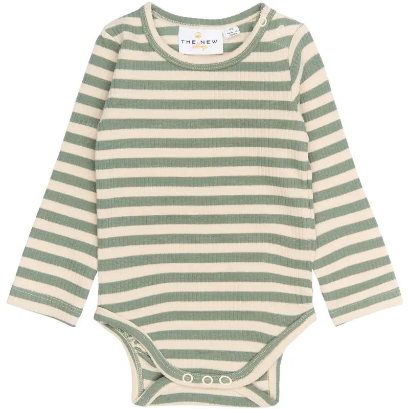 The New Siblings Lily Pad Striped Fro L_S Rib Body 1