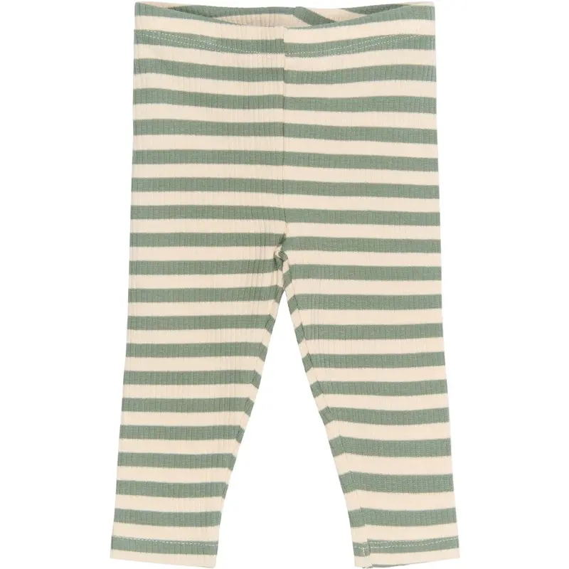 The New Siblings Lily Pad Striped Fro Rib Leggings 1