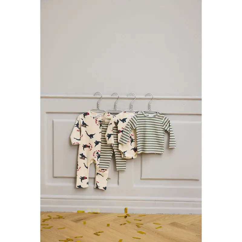 The New Siblings Lily Pad Striped Fro Rib Leggings 2