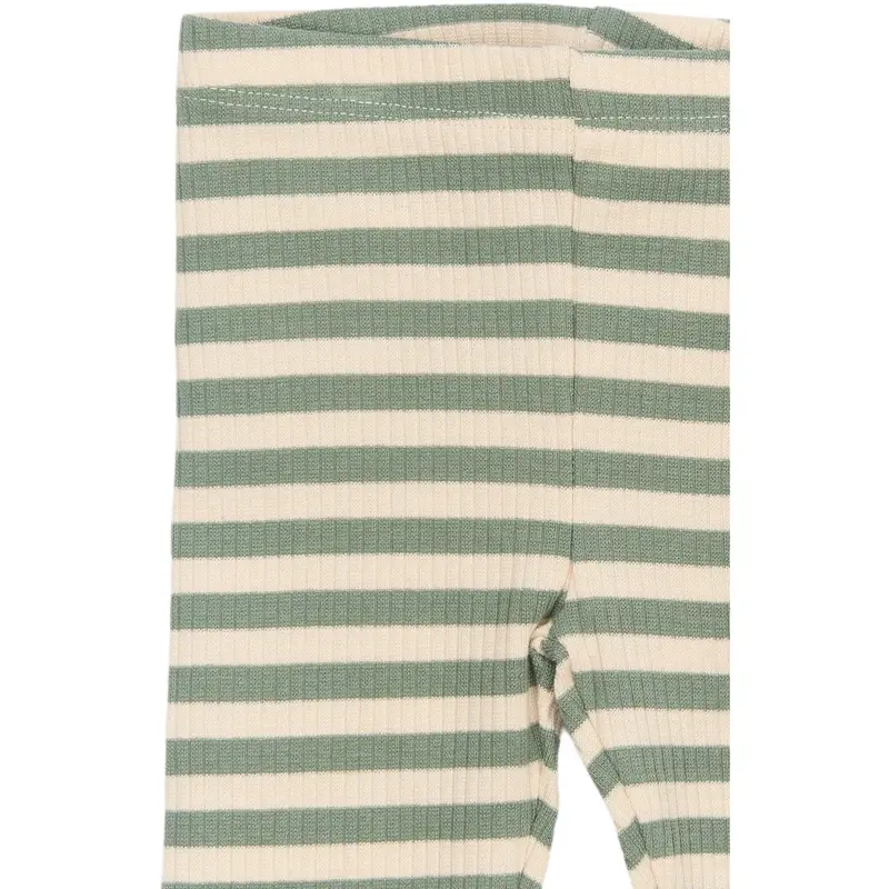 The New Siblings Lily Pad Striped Fro Rib Leggings 3