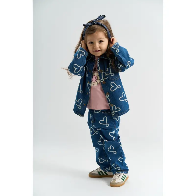 The New Siblings Medium Blue Denim Aop Tnstshea Regular Fit Jeans 2