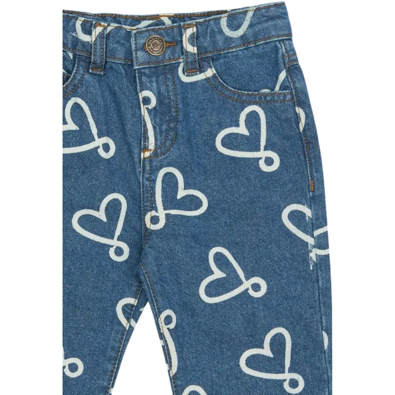 The New Siblings Medium Blue Denim Aop Tnstshea Regular Fit Jeans 3