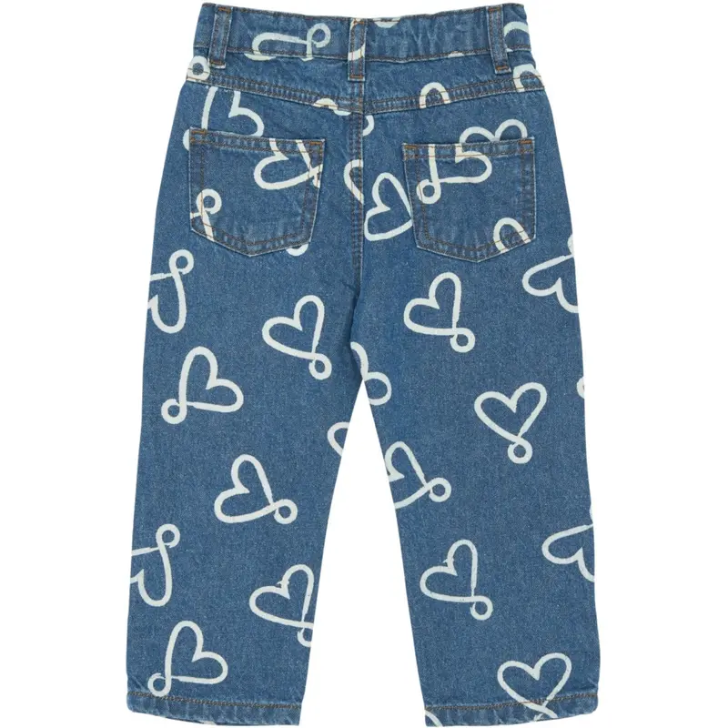 The New Siblings Medium Blue Denim Aop Tnstshea Regular Fit Jeans 4