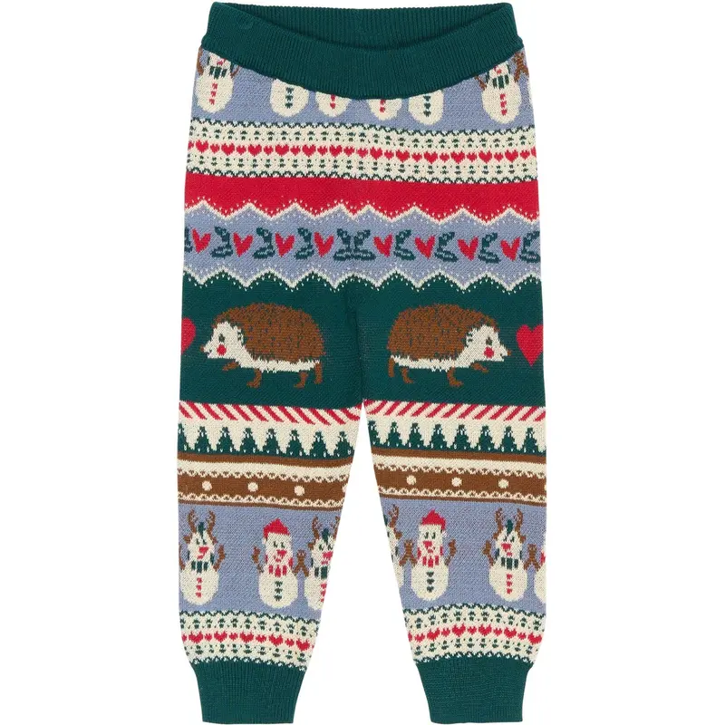 The New Siblings Multi Colour Holiday Jacquard Bukser 1