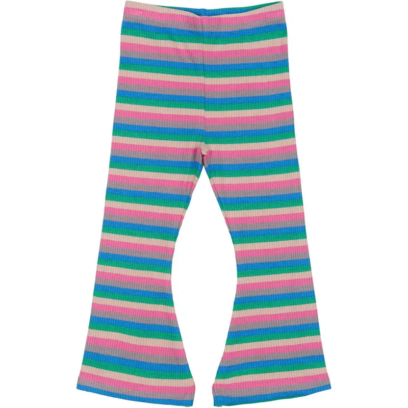 The New Siblings Multi Striped Polly Flared Rib Bukser 1