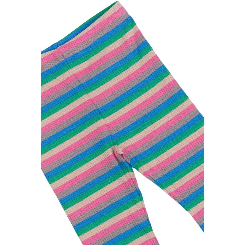 The New Siblings Multi Striped Polly Flared Rib Bukser 4