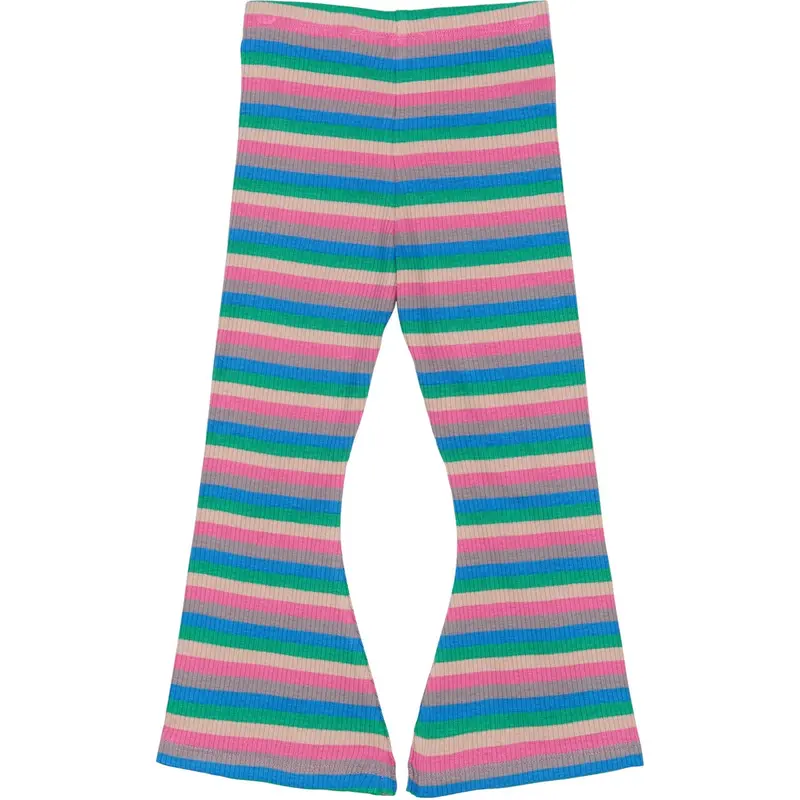 The New Siblings Multi Striped Polly Flared Rib Bukser 5