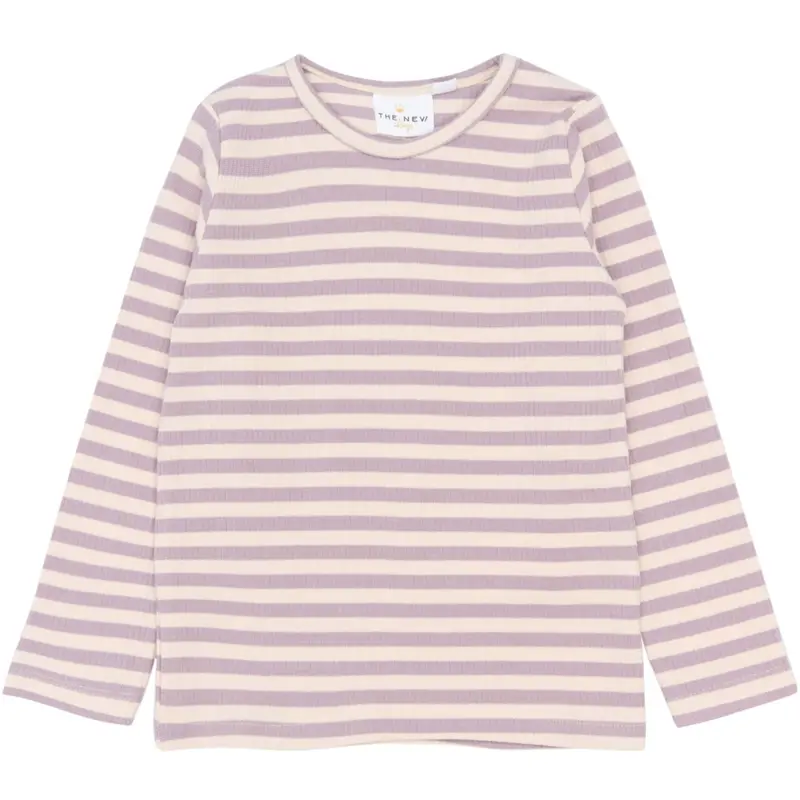 The New Siblings Sea Fog Striped Tnstfro L_S Rib Tee 1