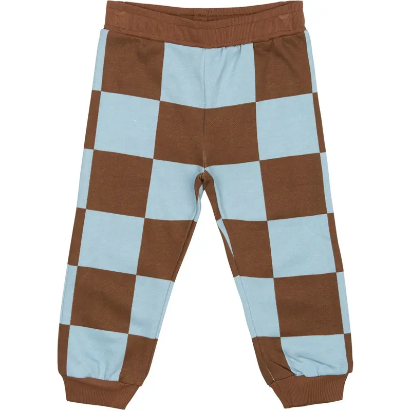 The New Siblings Toffee Check Tnstpaulie Sweatpants 1