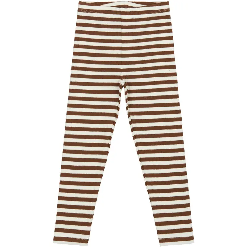 The New Siblings Toffee Striped Fro Rib Leggings 1